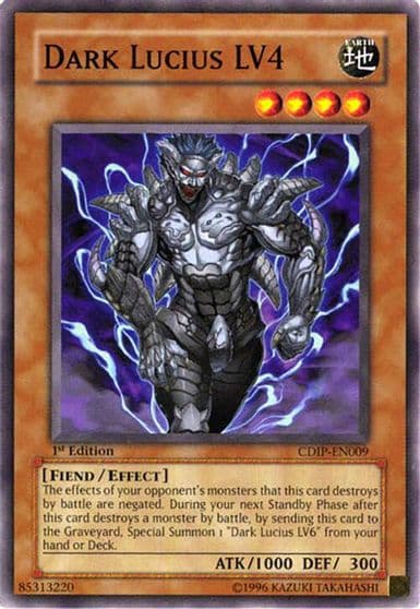 Dark Lucius LV4 Cyberdark Impact Yu-Gi-Oh! card