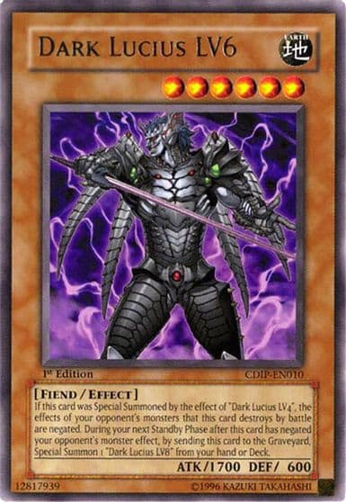 Dark Lucius LV6 Cyberdark Impact Yu-Gi-Oh! card