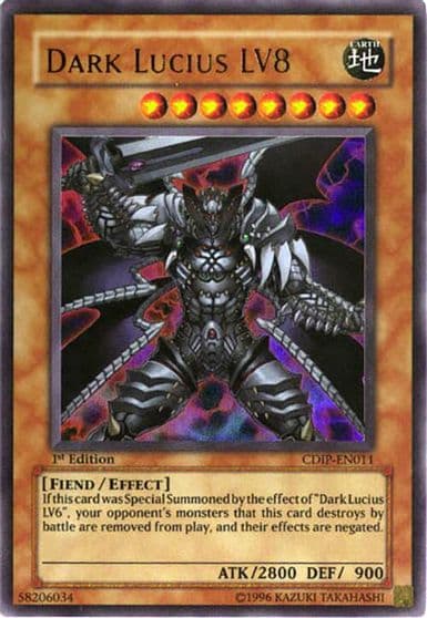 Dark Lucius LV8 Cyberdark Impact Yu-Gi-Oh! card
