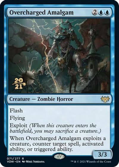 Overcharged Amalgam Prerelease Cards Magic card