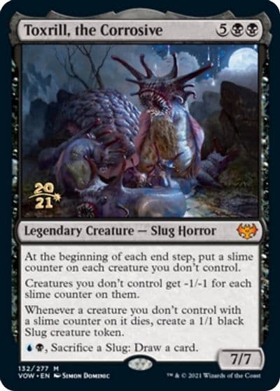 Toxrill the Corrosive Prerelease Cards Magic card