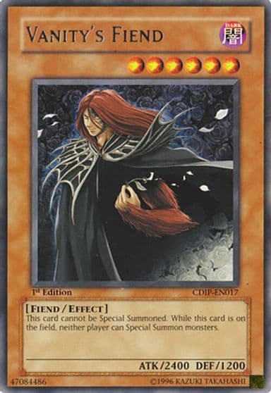 Vanitys Fiend Cyberdark Impact Yu-Gi-Oh! card