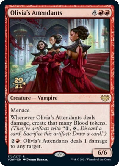 Olivias Attendants Prerelease Cards Magic card