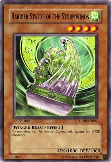 Barrier Statue of the Stormwinds Cyberdark Impact Yu-Gi-Oh! card