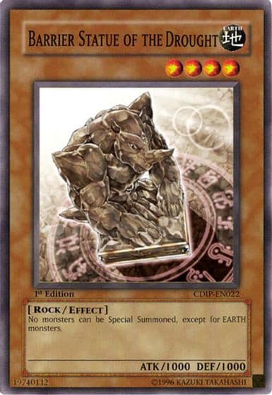Barrier Statue of the Drought Cyberdark Impact Yu-Gi-Oh! card