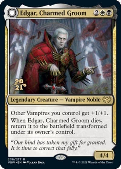 Edgar Charmed Groom Prerelease Cards Magic card