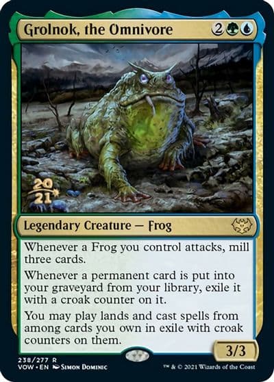 Grolnok the Omnivore Prerelease Cards Magic card