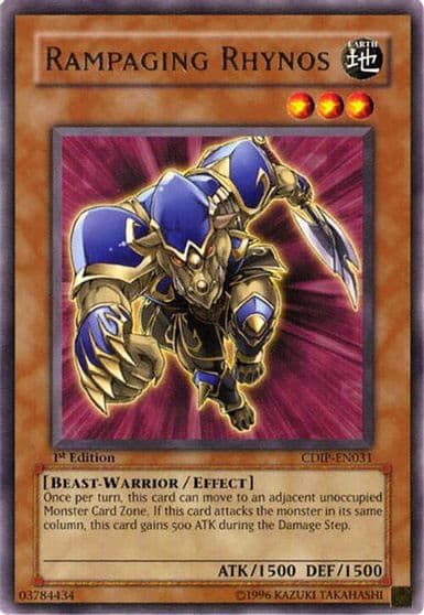 Rampaging Rhynos Cyberdark Impact Yu-Gi-Oh! card