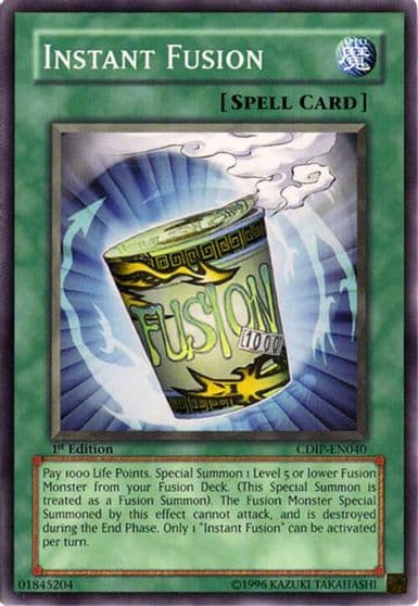 Instant Fusion Cyberdark Impact Yu-Gi-Oh! card