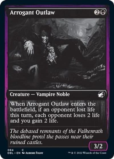 Arrogant Outlaw Innistrad: Double Feature Magic card