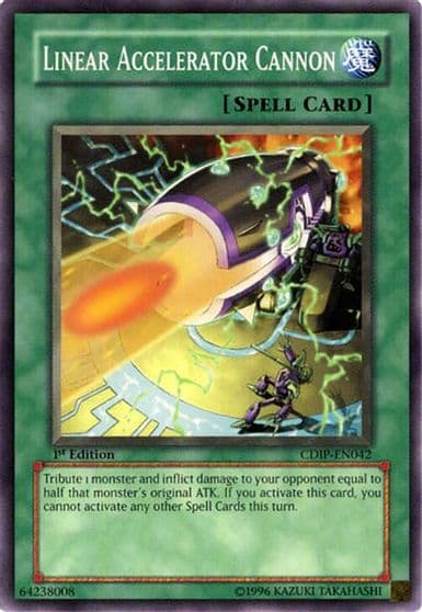 Linear Accelerator Cannon Cyberdark Impact Yu-Gi-Oh! card
