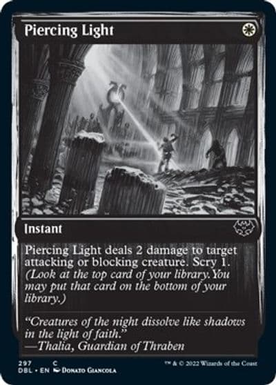 Piercing Light Innistrad: Double Feature Magic card
