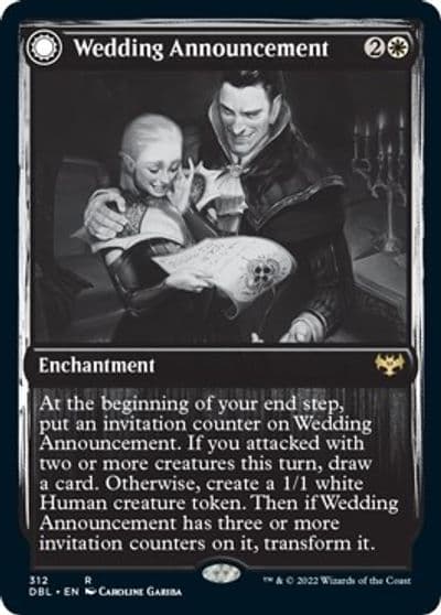 Wedding Announcement Innistrad: Double Feature Magic card