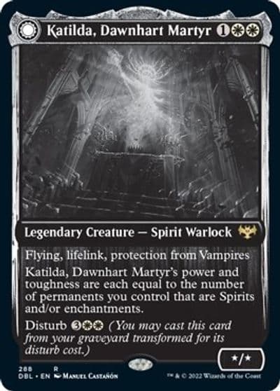 Katilda Dawnhart Martyr Innistrad: Double Feature Magic card