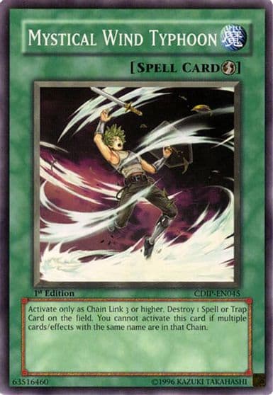 Mystical Wind Typhoon Cyberdark Impact Yu-Gi-Oh! card