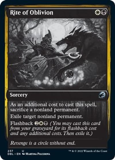Rite of Oblivion Innistrad: Double Feature Magic card