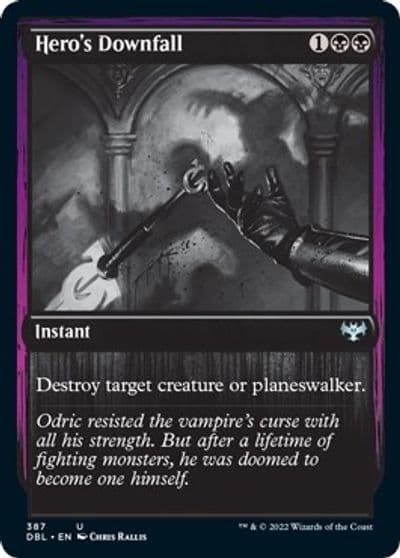Heros Downfall Innistrad: Double Feature Magic card