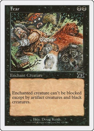 Fear Classic Sixth Edition Magic card