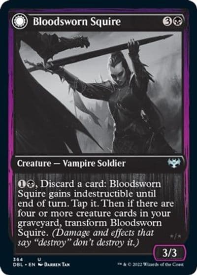 Bloodsworn Squire Innistrad: Double Feature Magic card