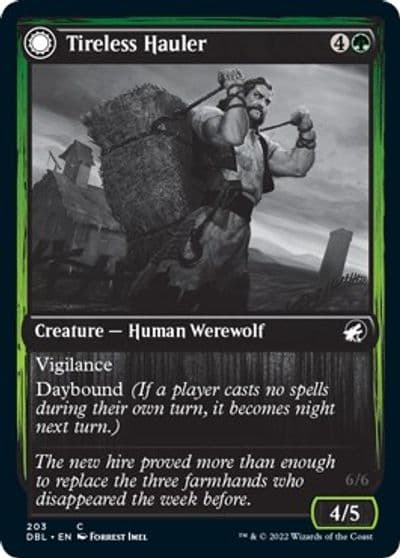 Tireless Hauler Innistrad: Double Feature Magic card