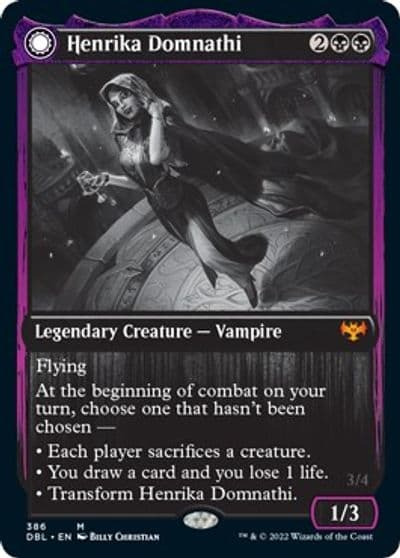 Henrika Domnathi Innistrad: Double Feature Magic card