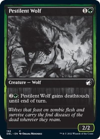 Pestilent Wolf Innistrad: Double Feature Magic card