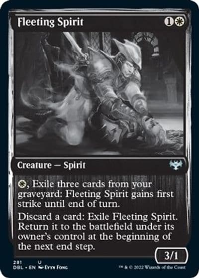 Fleeting Spirit Innistrad: Double Feature Magic card