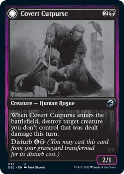 Covert Cutpurse Innistrad: Double Feature Magic card