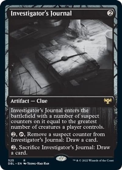 Investigators Journal Innistrad: Double Feature Magic card