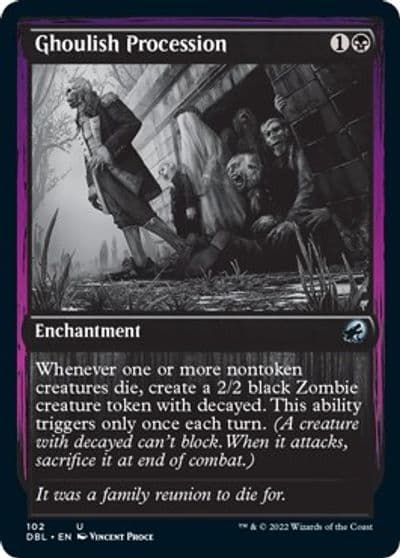 Ghoulish Procession Innistrad: Double Feature Magic card