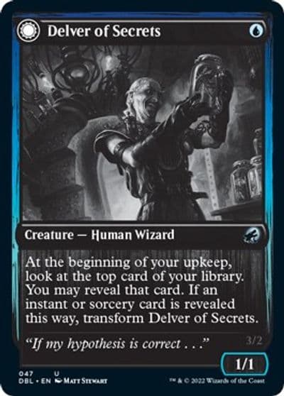 Delver of Secrets Innistrad: Double Feature Magic card