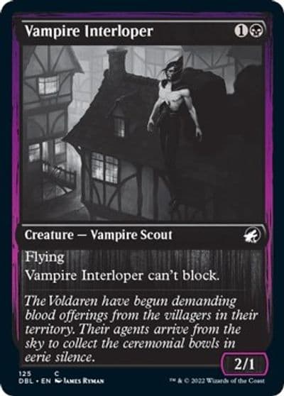 Vampire Interloper Innistrad: Double Feature Magic card