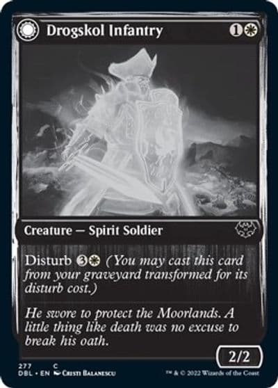Drogskol Infantry Innistrad: Double Feature Magic card