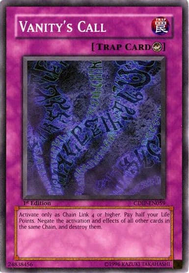Vanitys Call Cyberdark Impact Yu-Gi-Oh! card
