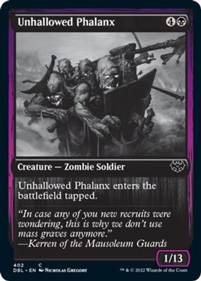 Unhallowed Phalanx Innistrad: Double Feature Magic card