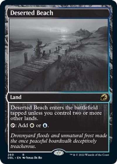 Deserted Beach Innistrad: Double Feature Magic card