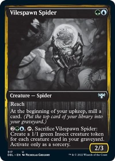 Vilespawn Spider Innistrad: Double Feature Magic card