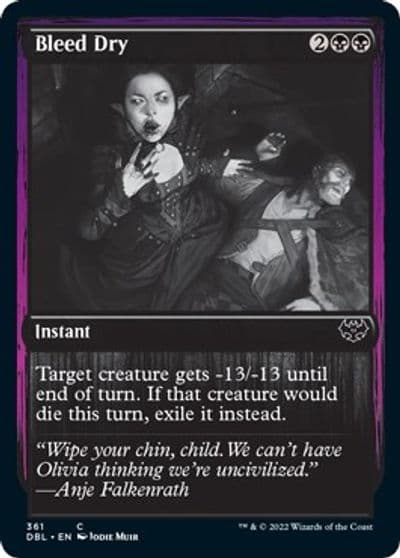 Bleed Dry Innistrad: Double Feature Magic card