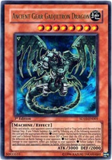 Ancient Gear Gadjiltron Dragon Structure Deck: Machine Re-Volt Yu-Gi-Oh! card