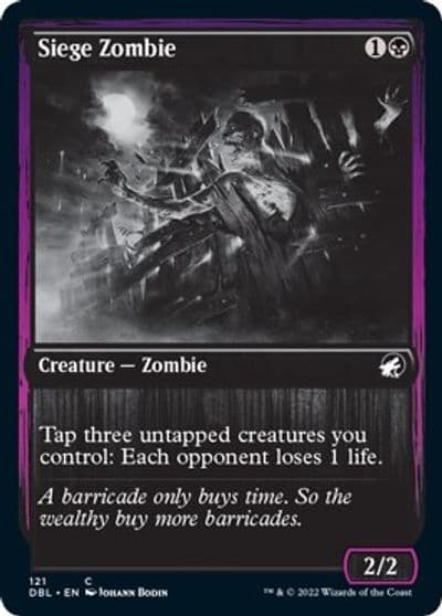 Siege Zombie Innistrad: Double Feature Magic card