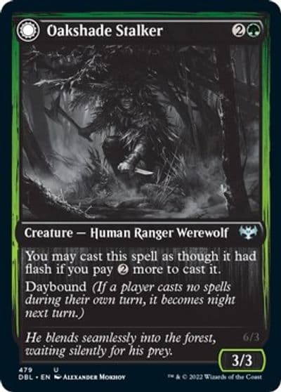 Oakshade Stalker Innistrad: Double Feature Magic card