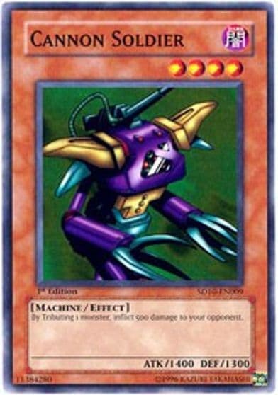 Cannon Soldier Structure Deck: Machine Re-Volt Yu-Gi-Oh! card