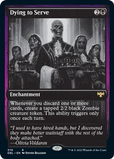 Dying to Serve Innistrad: Double Feature Magic card