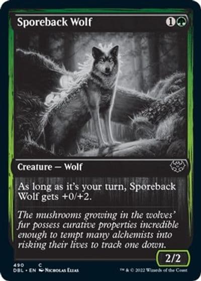 Sporeback Wolf Innistrad: Double Feature Magic card