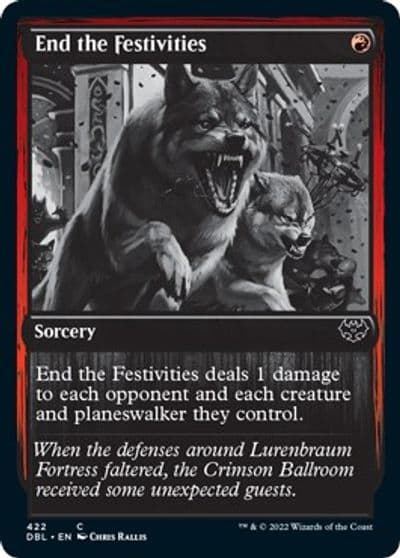 End the Festivities Innistrad: Double Feature Magic card
