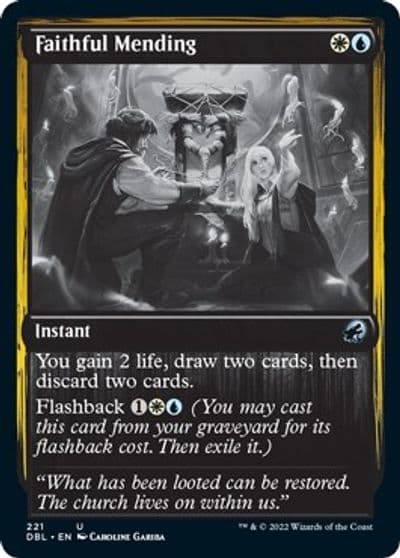 Faithful Mending Innistrad: Double Feature Magic card