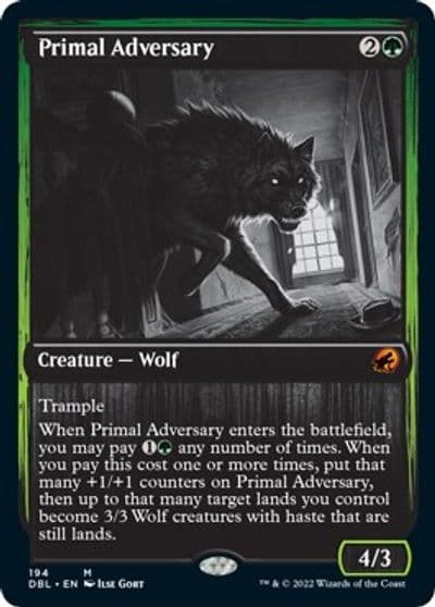 Primal Adversary Innistrad: Double Feature Magic card