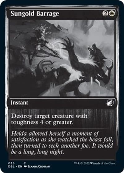 Sungold Barrage Innistrad: Double Feature Magic card
