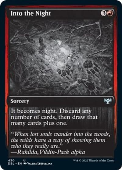 Into the Night Innistrad: Double Feature Magic card