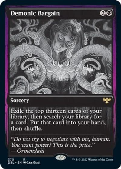 Demonic Bargain Innistrad: Double Feature Magic card